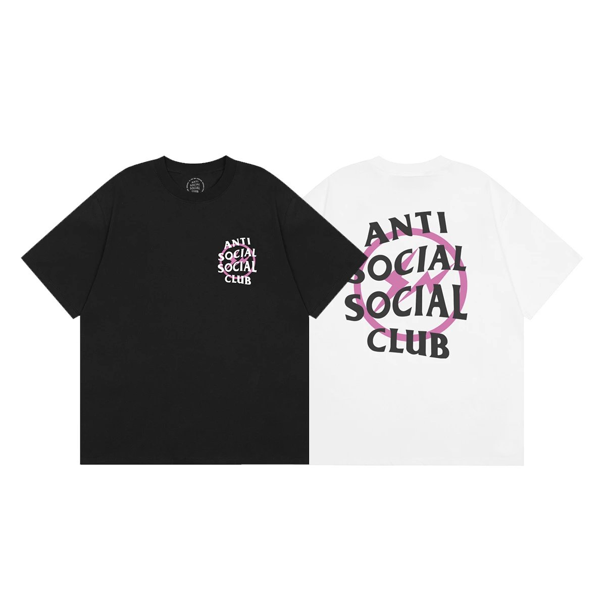 anti social social club logo black T-Shirt