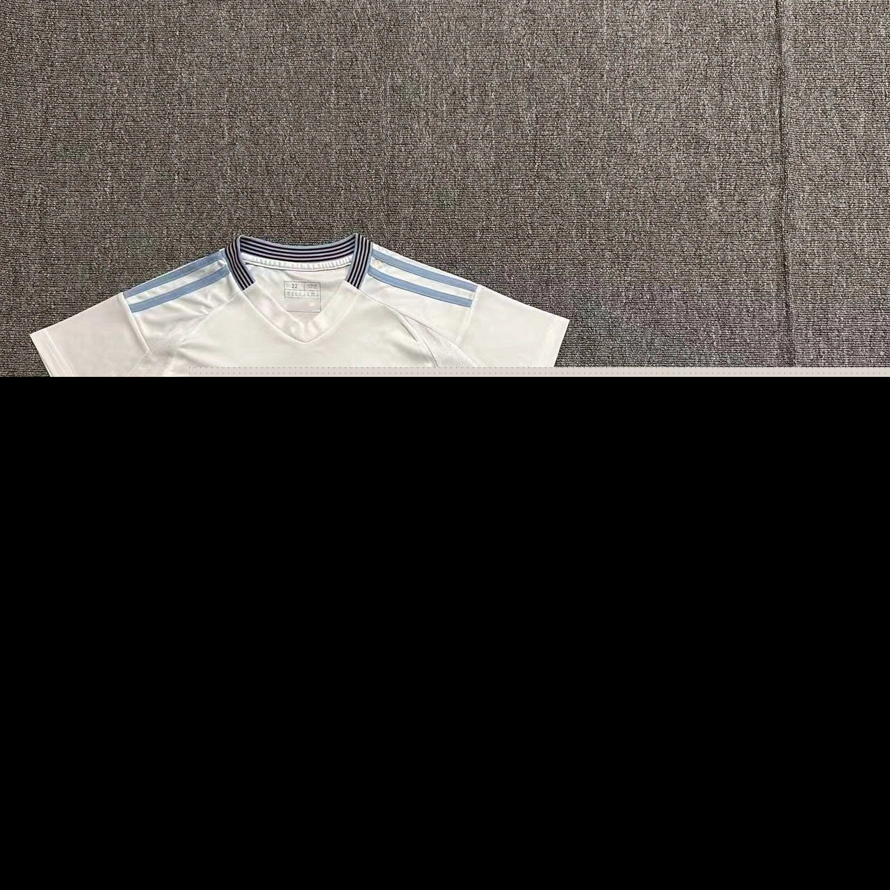 Adidas Aston Villa Away Kit White and Light Blue