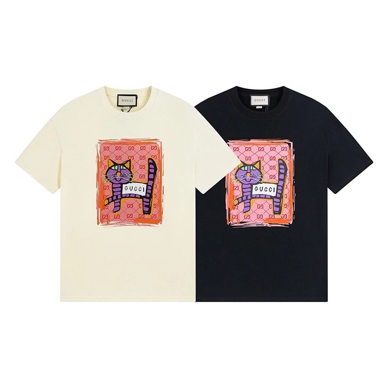 gucci t-shirt black/white t-shirts