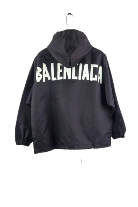 Balenciaga Hoodie Black Hooded Sweatshirt