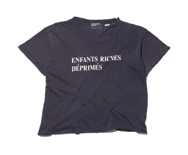 Enfants Riches Déprimés Basic Logo T-Shirt Black T-Shirts