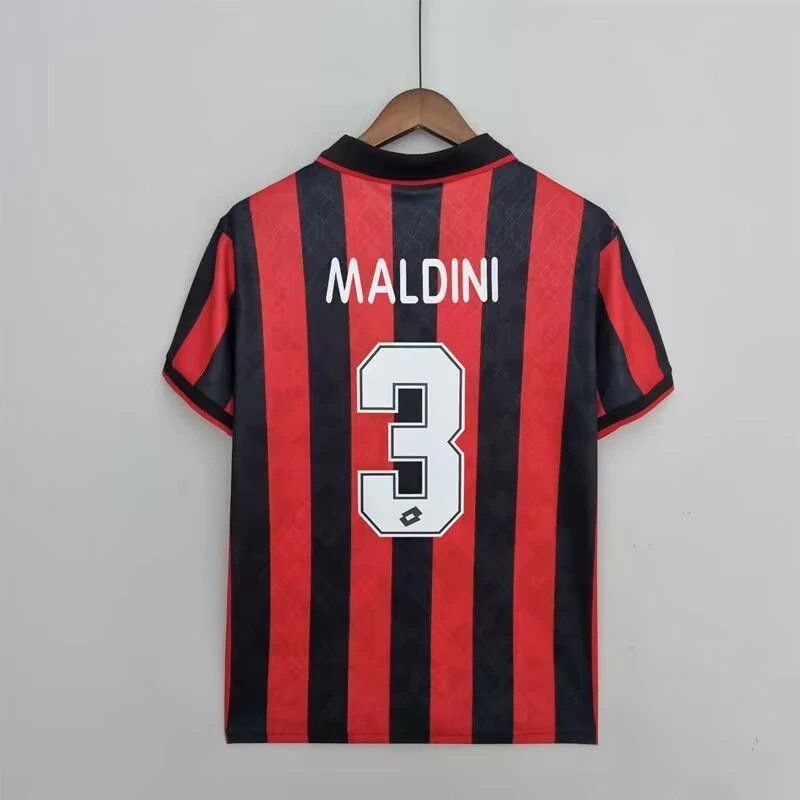 Lotto AC Milan Retro Jersey Red/Black