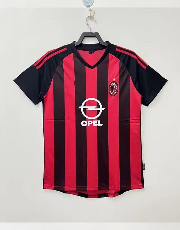 AC Milan Home Jersey 2000-2002 Red/Black