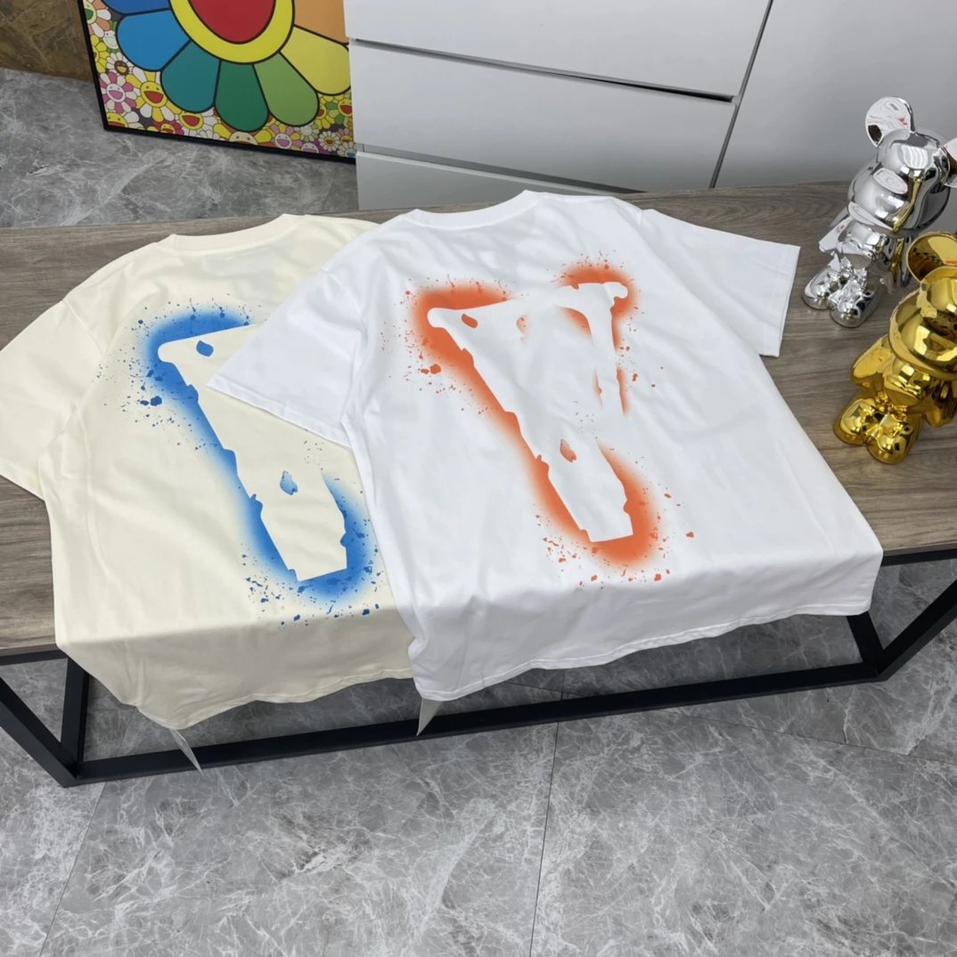 VLONE Premium Splatter V-Logo Tee