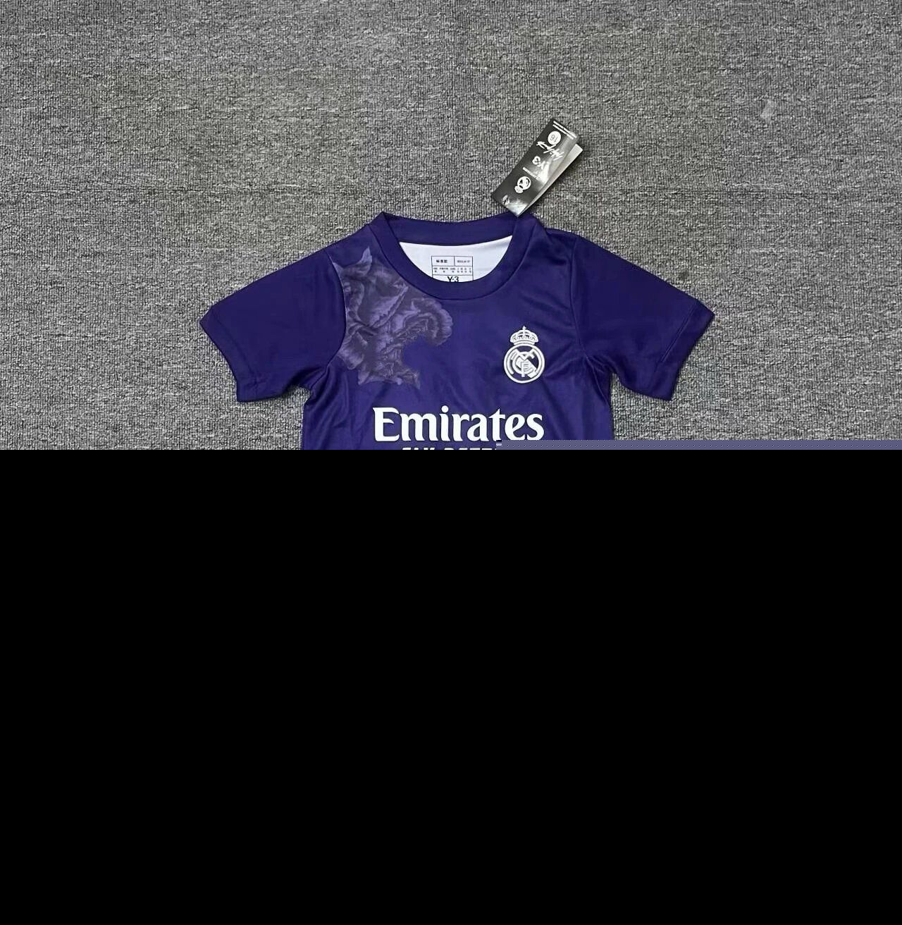 Real Madrid Kids Football Kit Purple