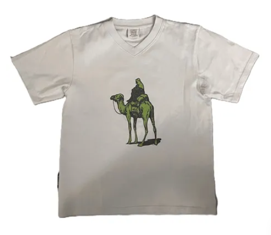 Camel Print T-Shirt White T-Shirts