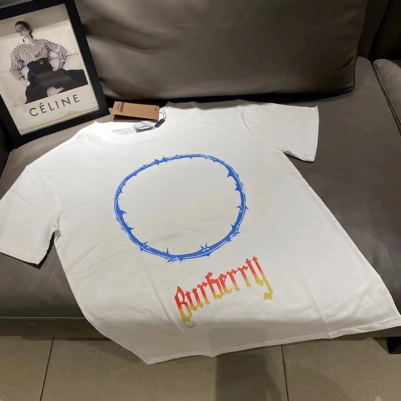 burberry white T-Shirt