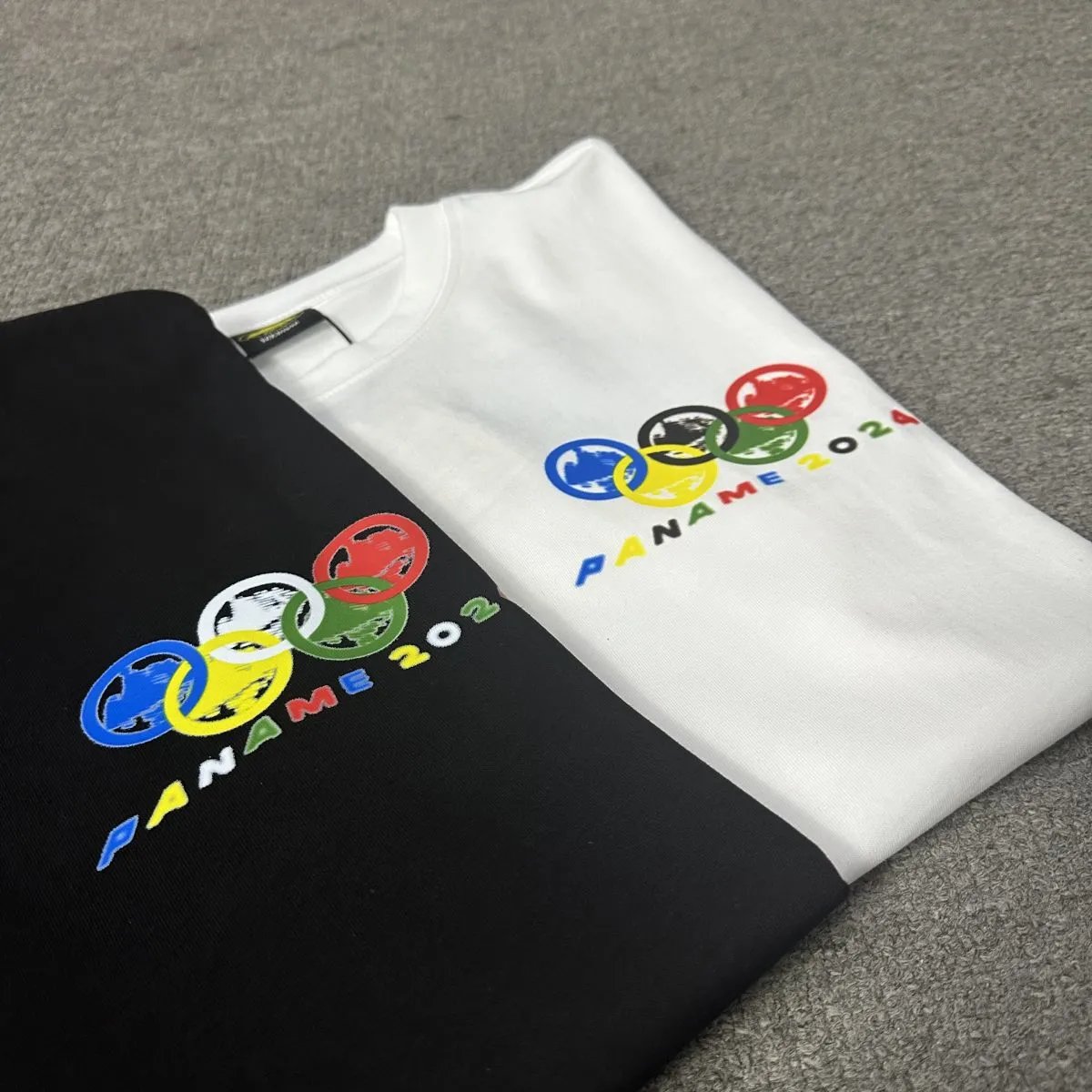 Corteiz Paname 2024 Tee in White and Black for Men – SS24