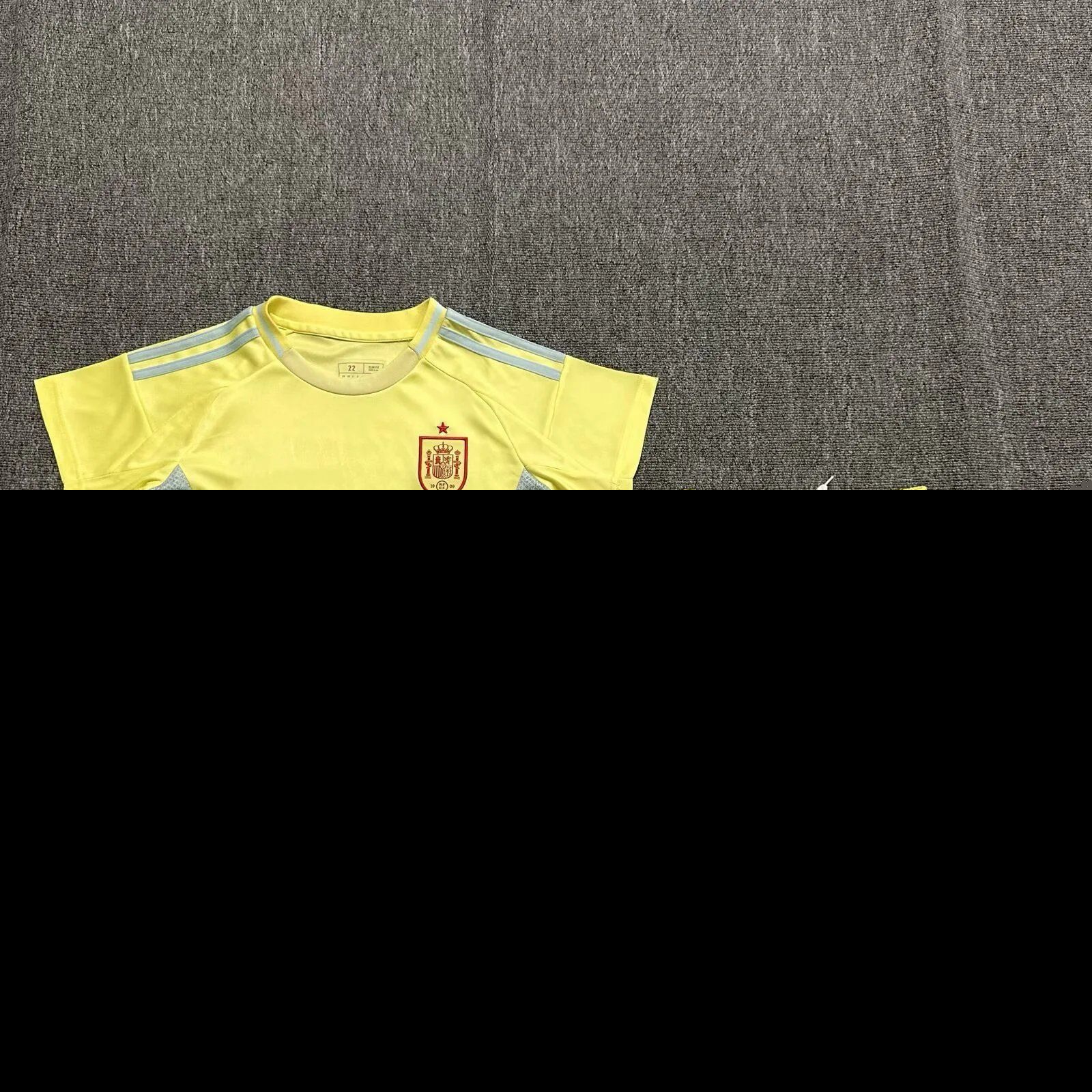 Spain Football Kit Yellow