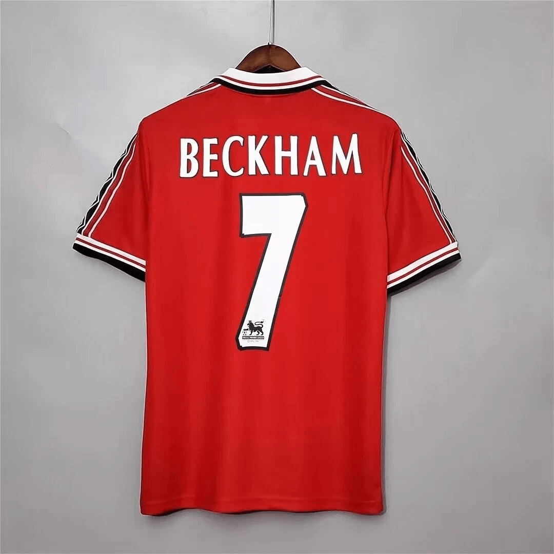 Manchester United Beckham Jersey Red T-Shirts
