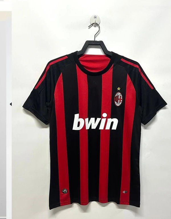 AC Milan Home Jersey 2007-08 Red/Black