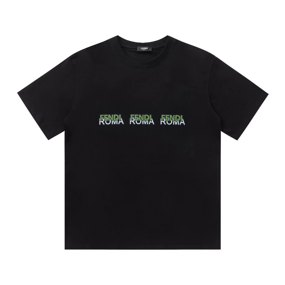 fendi roma t-shirt black t-shirts