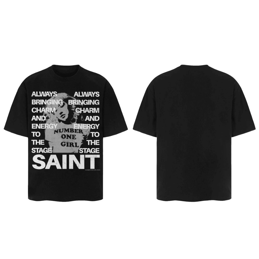 SAINT Charm Energy Tee Black T-Shirts