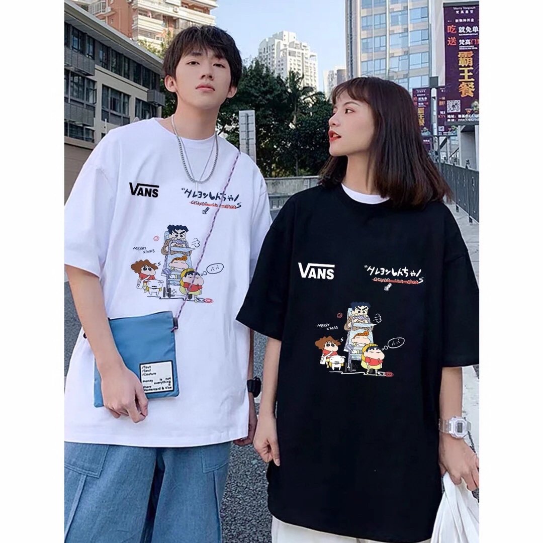 Vans Astronaut Skateboarding T-Shirt Black