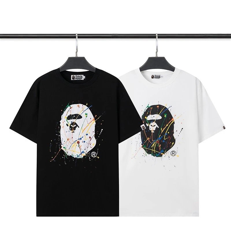 bape t-shirt black/white t-shirts
