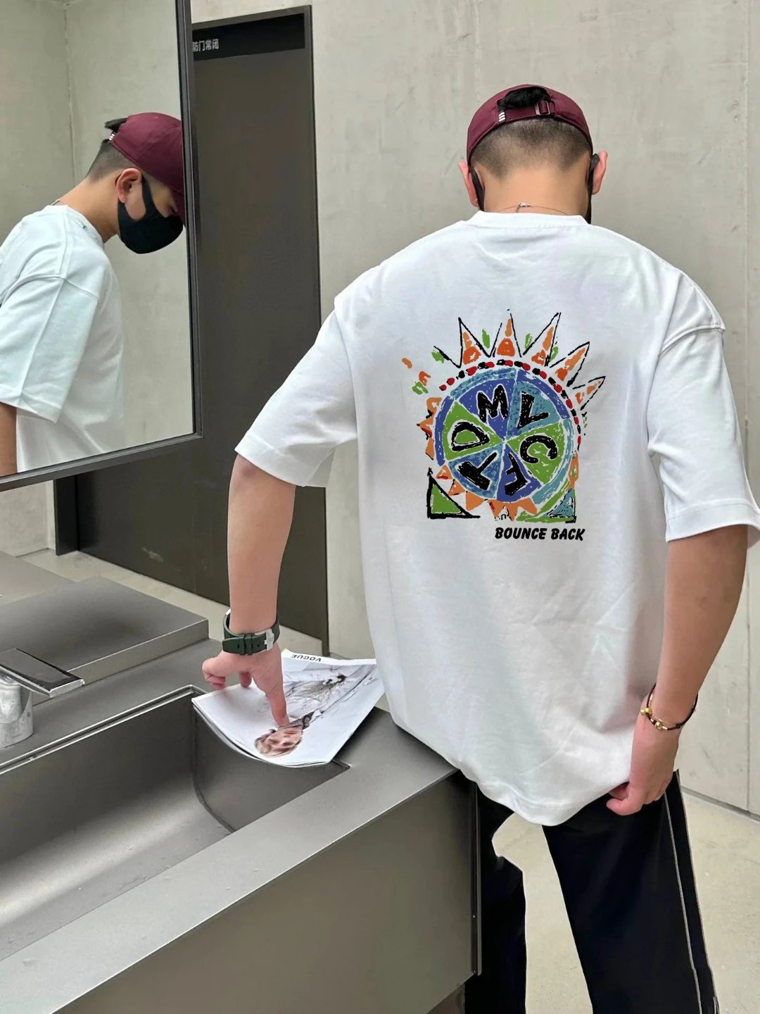 Adidas Originals Sunflower Pattern T-shirt