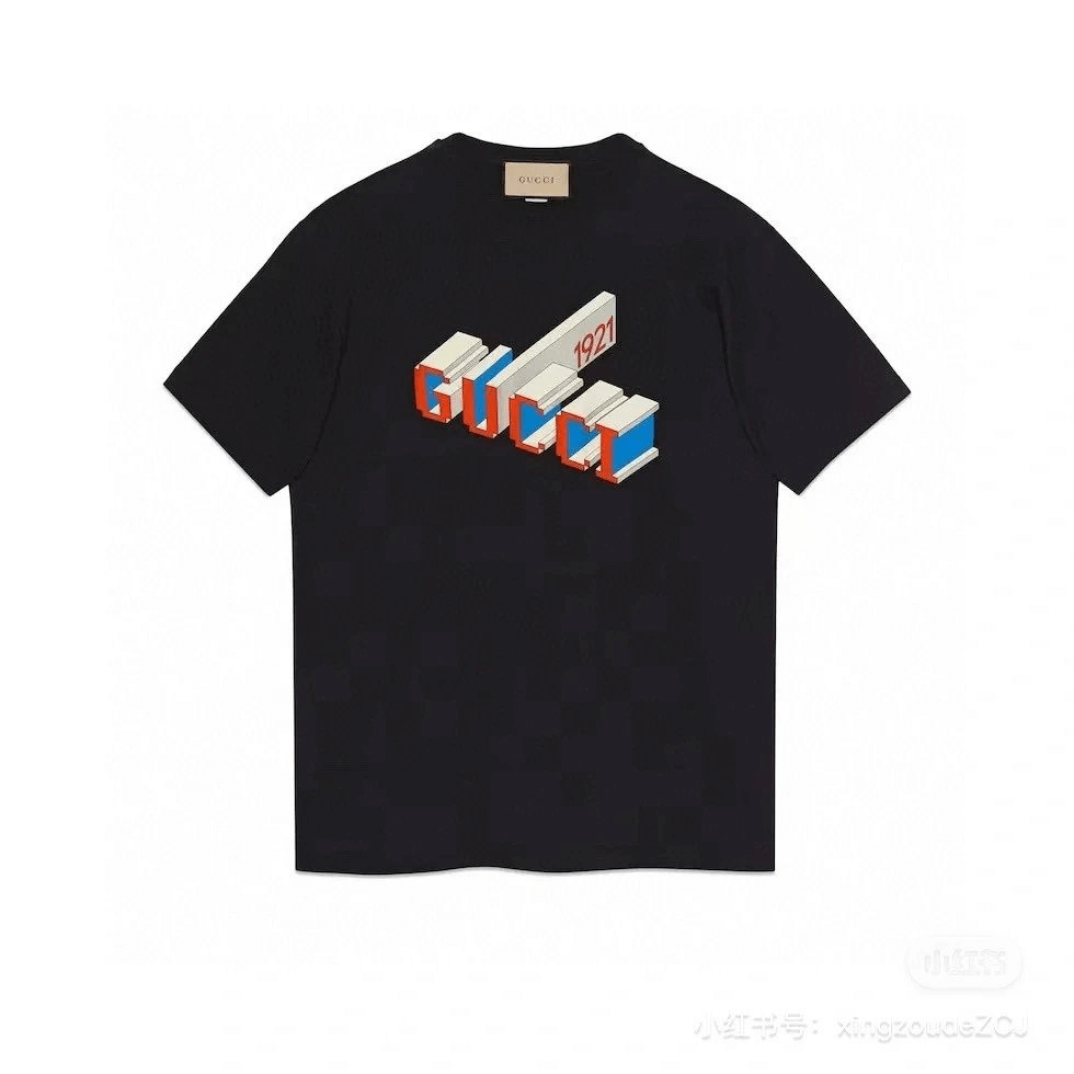 Gucci Graphic T-Shirt Black T-Shirts