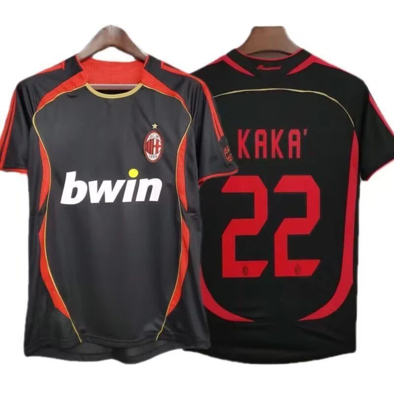 AC Milan Kaká #22 Away Football Jersey Black