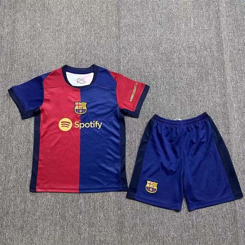 Barcelona Football Kit Red Blue