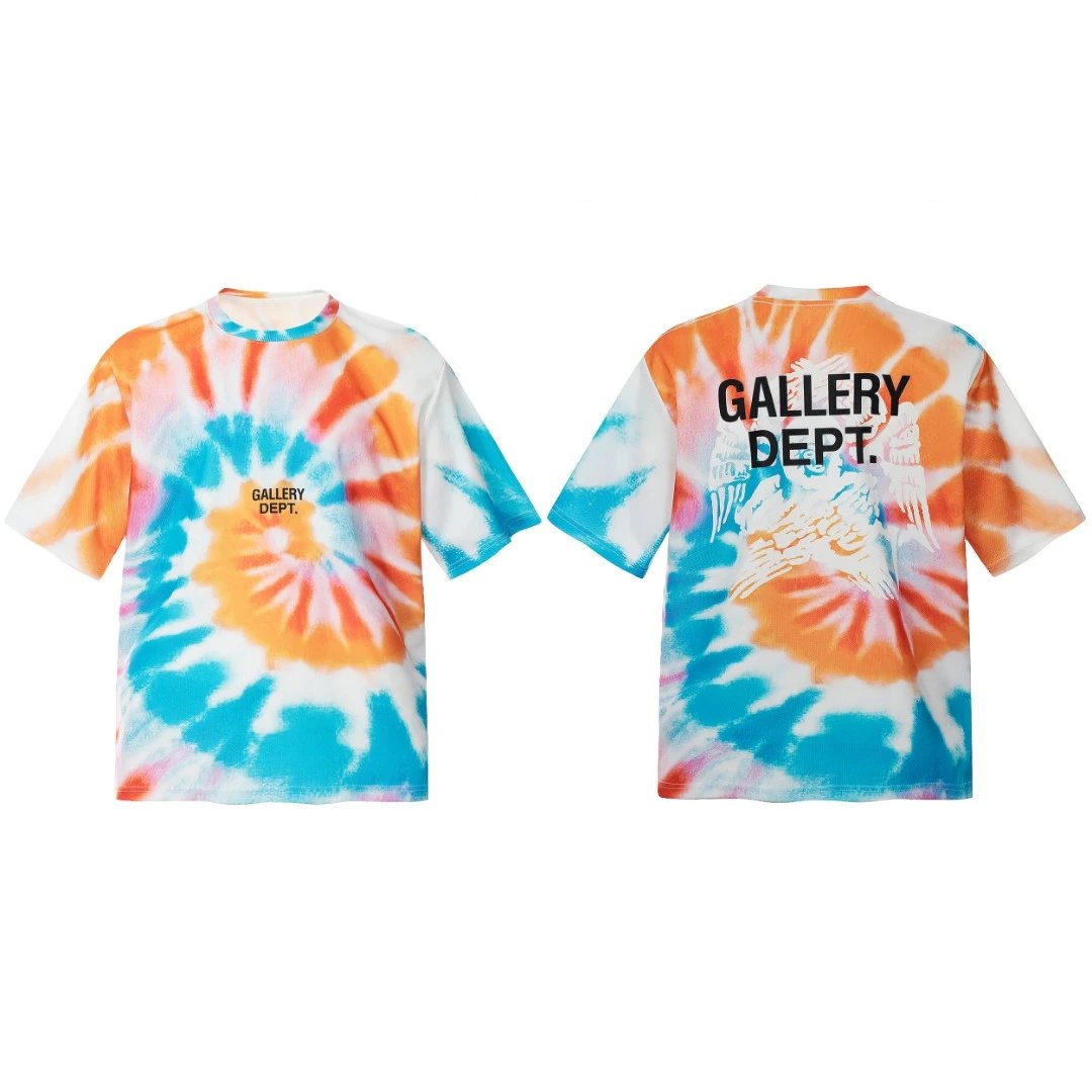 gallery dept. tie-dye orange T-Shirt
