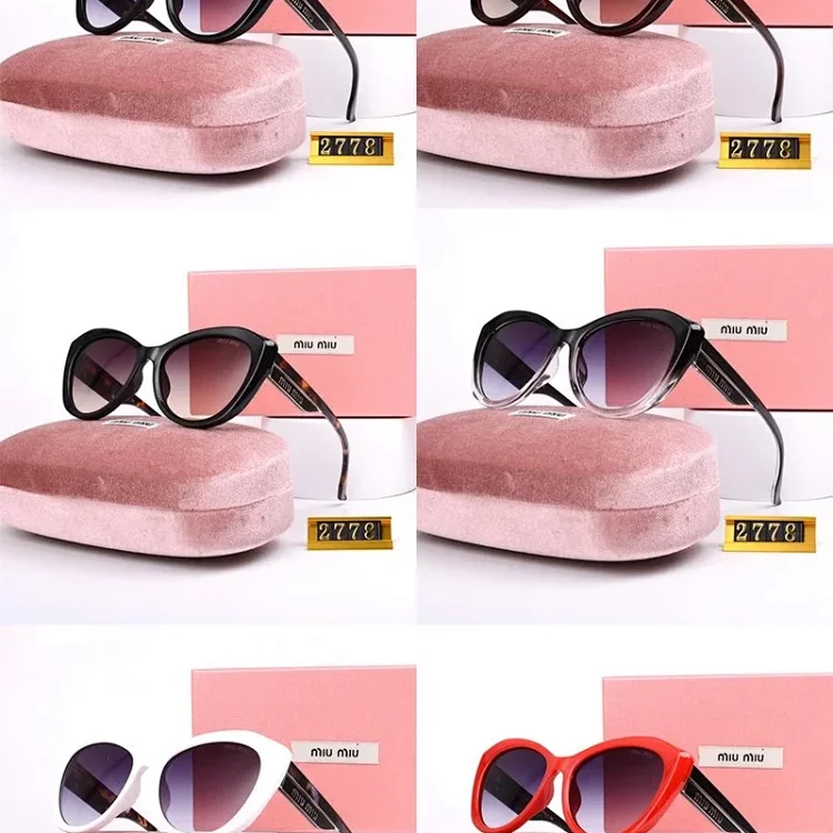 Miu Miu Sunglasses Black, White, Red Mise