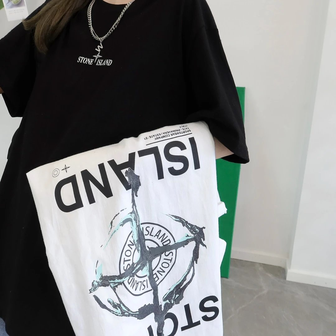 stone island black T-Shirt