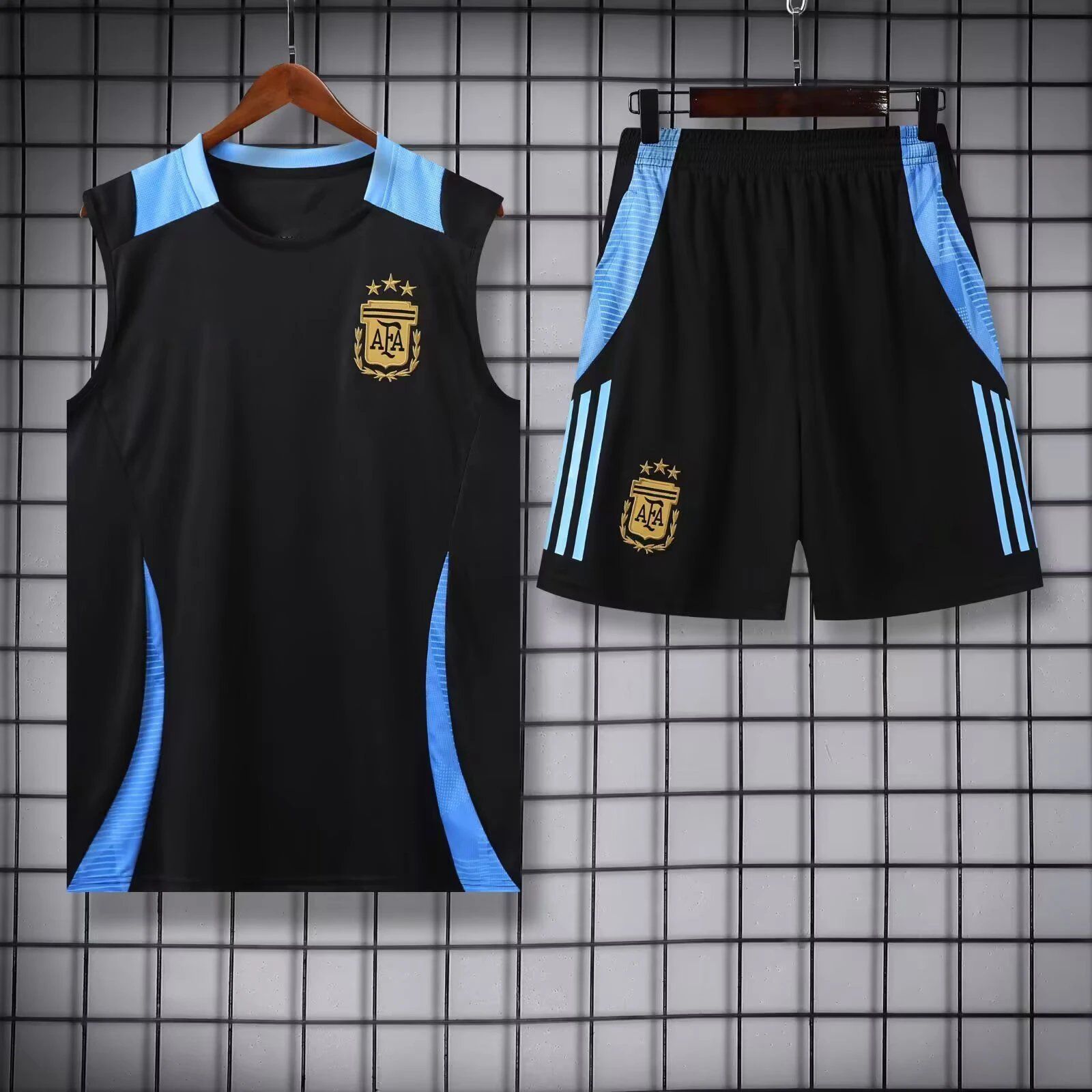 Argentina National Team Football Training Set Black