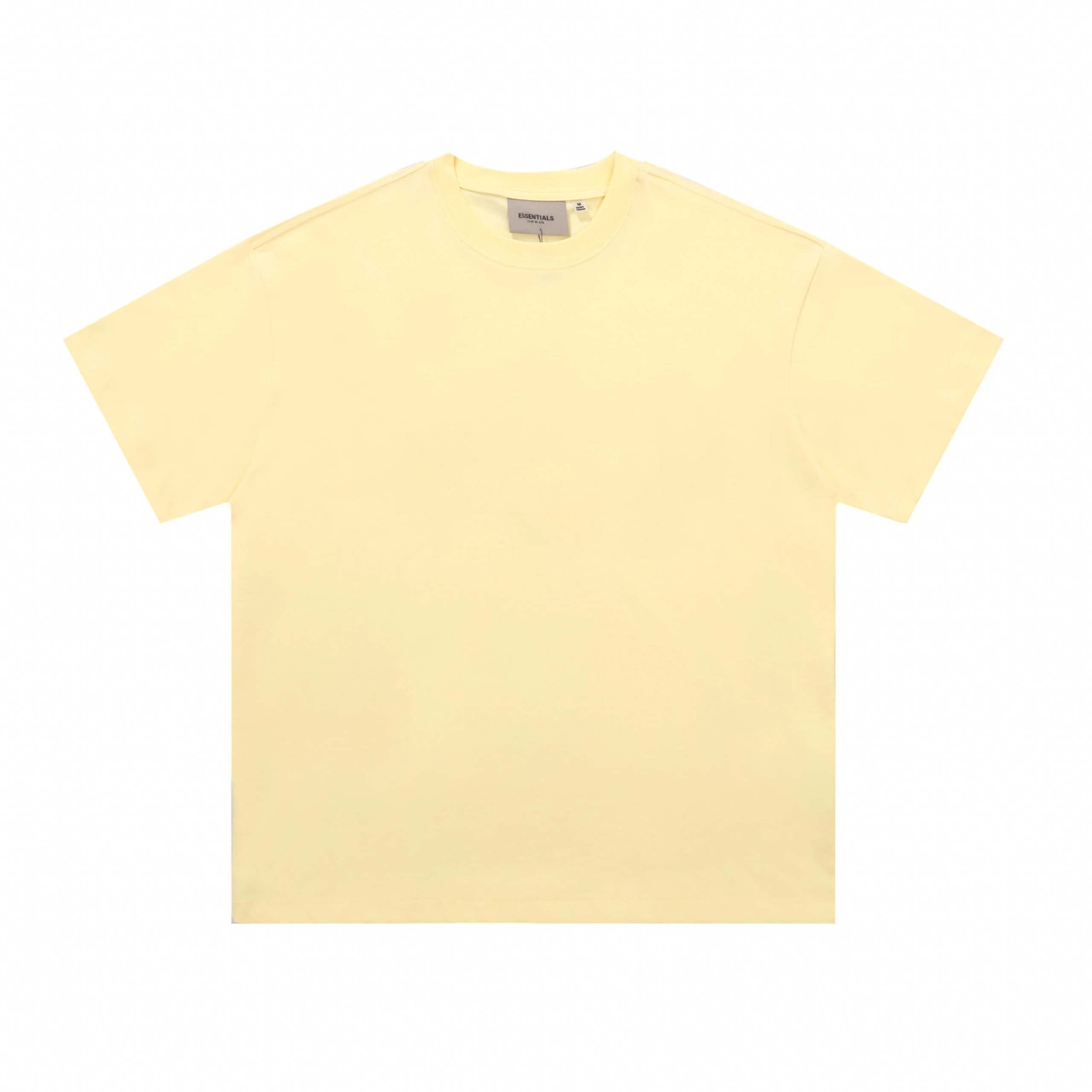 fear of god essentials pale yellow T-Shirt