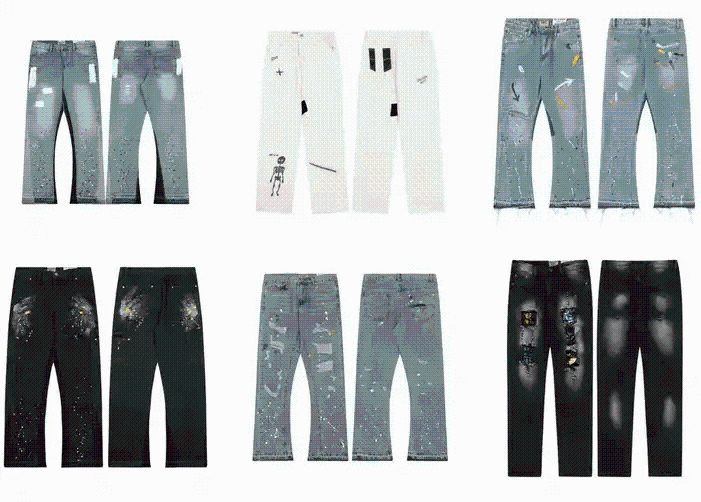 Distressed Denim Jeans Collection – Triple Color Options