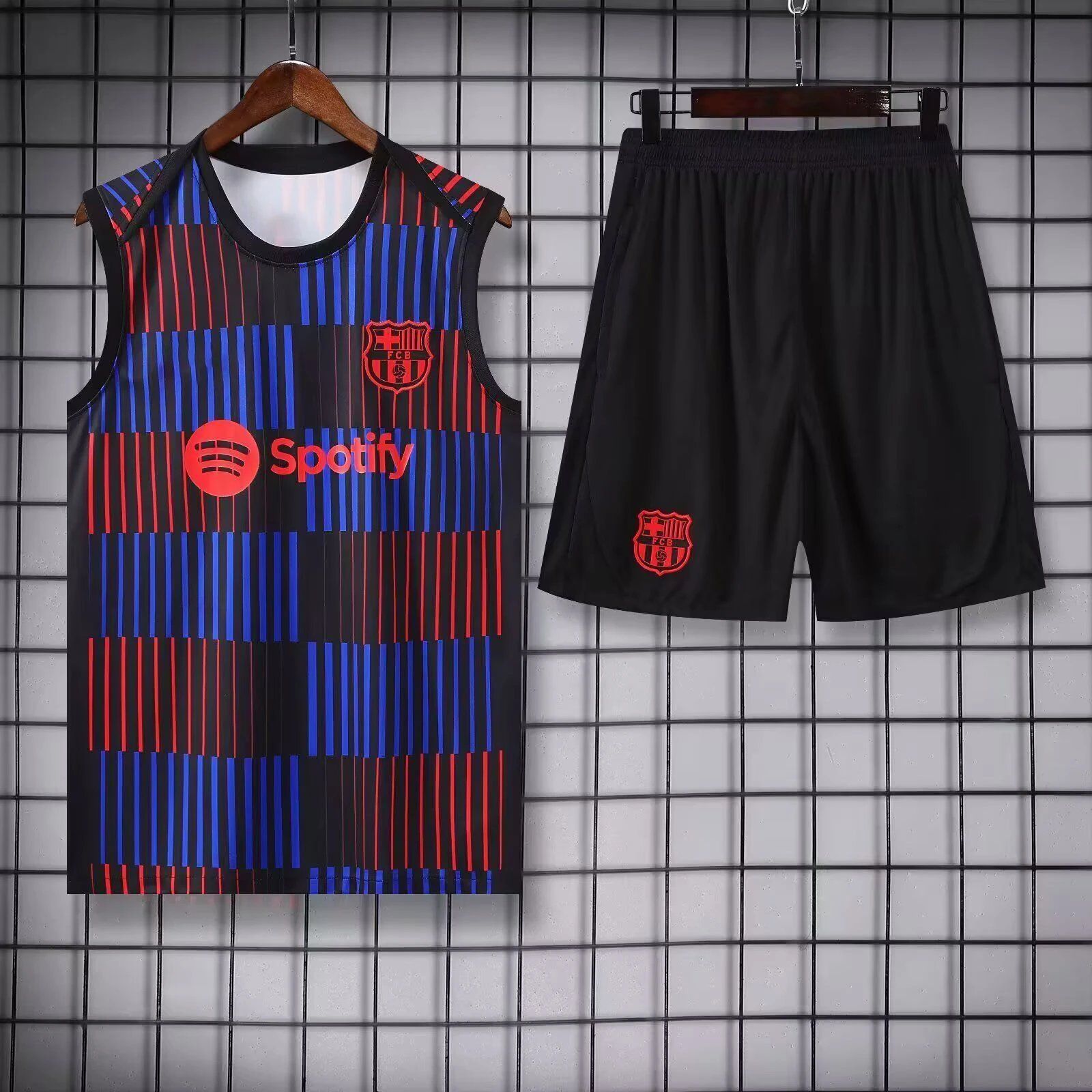 FC Barcelona Training Set Black and Blue