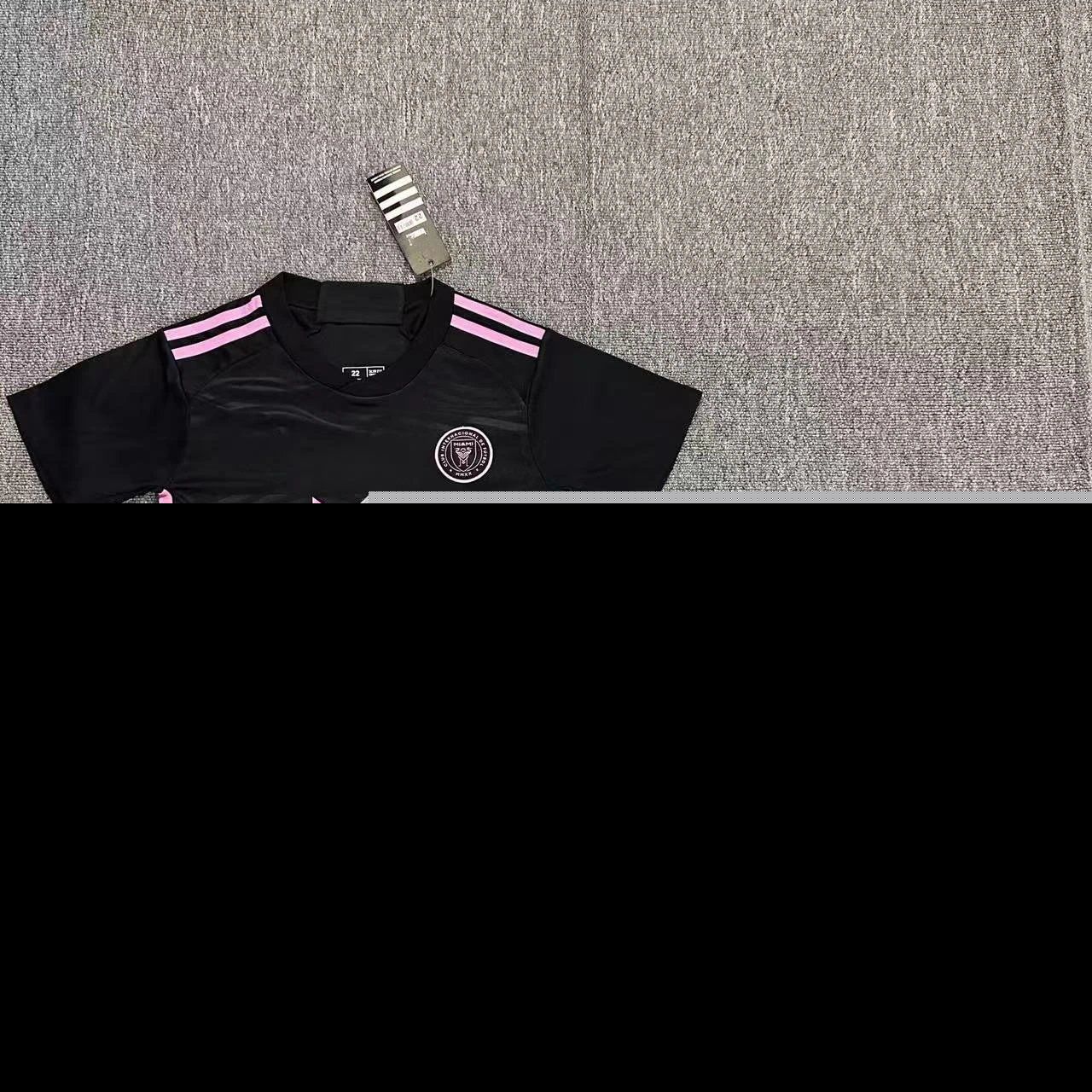Adidas Inter Miami CF Youth Soccer Kit Black Pink