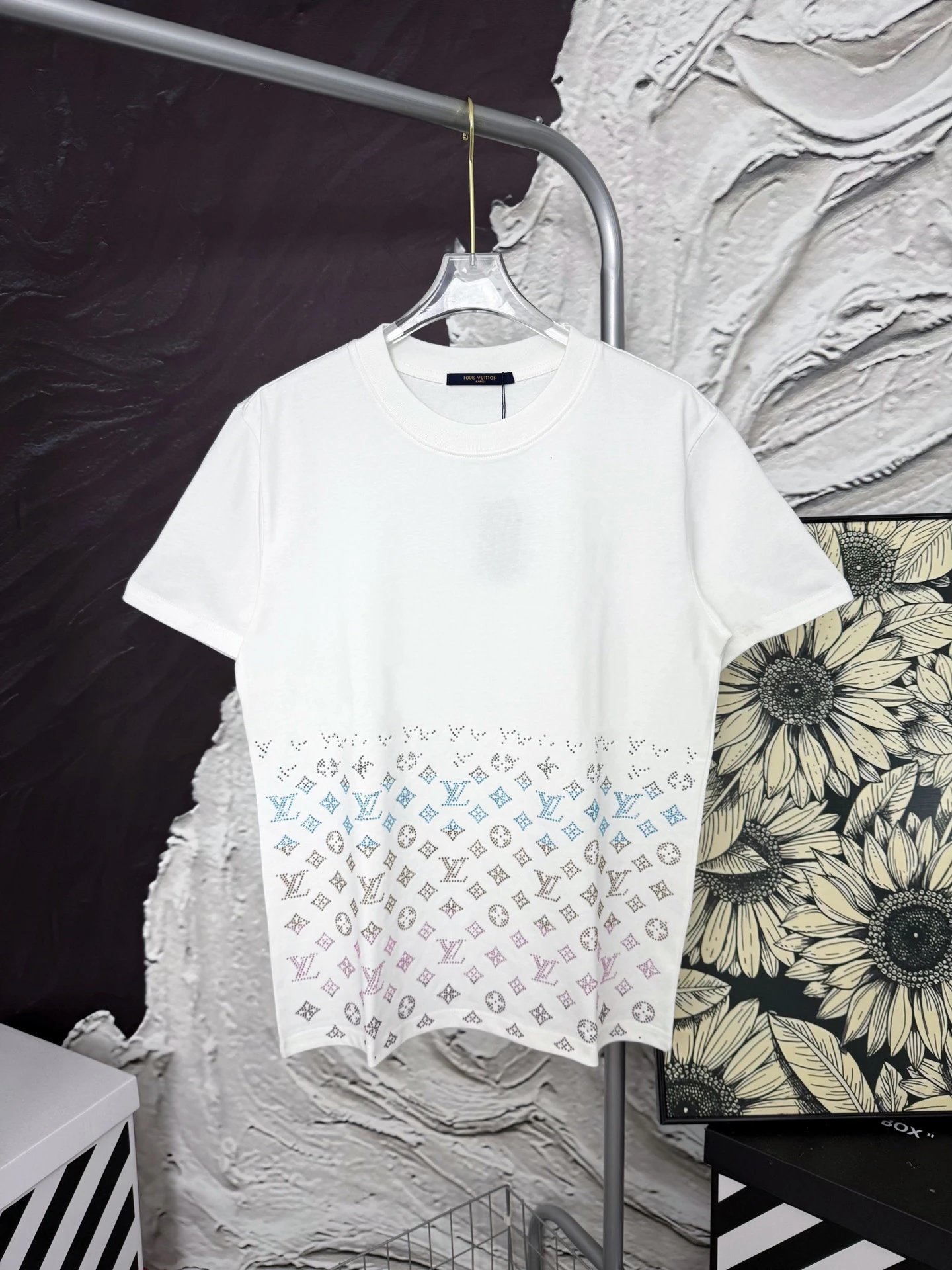 Monogram Gradient Embellished Short-Sleeved T-Shirts & Knitwear by LOUIS VUITTON