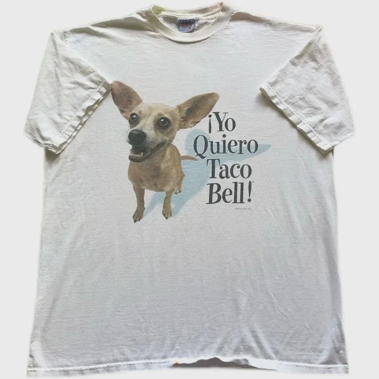 Taco Bell T-Shirt White Yo Quiero Taco Bell