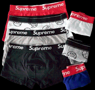 Supreme Men's Boxer Shorts Multi-Pack (Red, White, Black, Blue) – Mise Collection