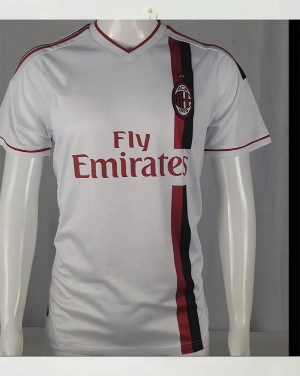 AC Milan Fly Emirates Away Jersey White