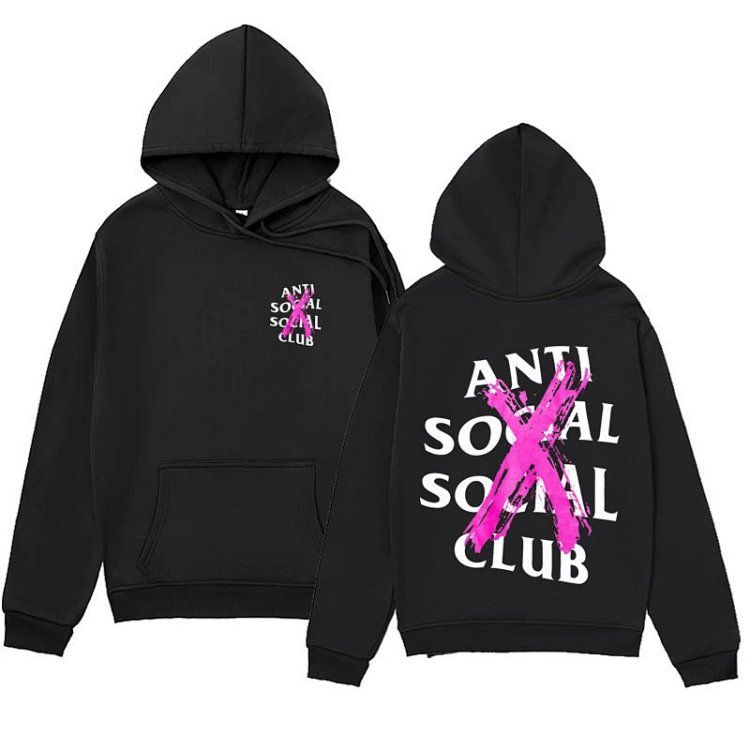 Anti Social Society Club (ASSC) Hoodie – Minimalist Logo Streetwear