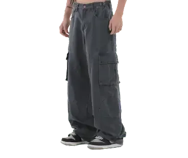 Cargo Pants Dark Grey Pants