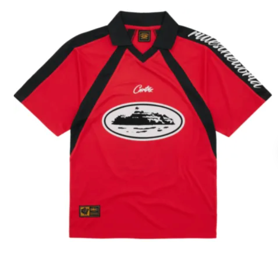 Corteiz Island Polo Shirt Red T-Shirt