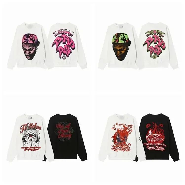 Hellstar hand-knitted 8 ball patch hoodie, online available Dec 14