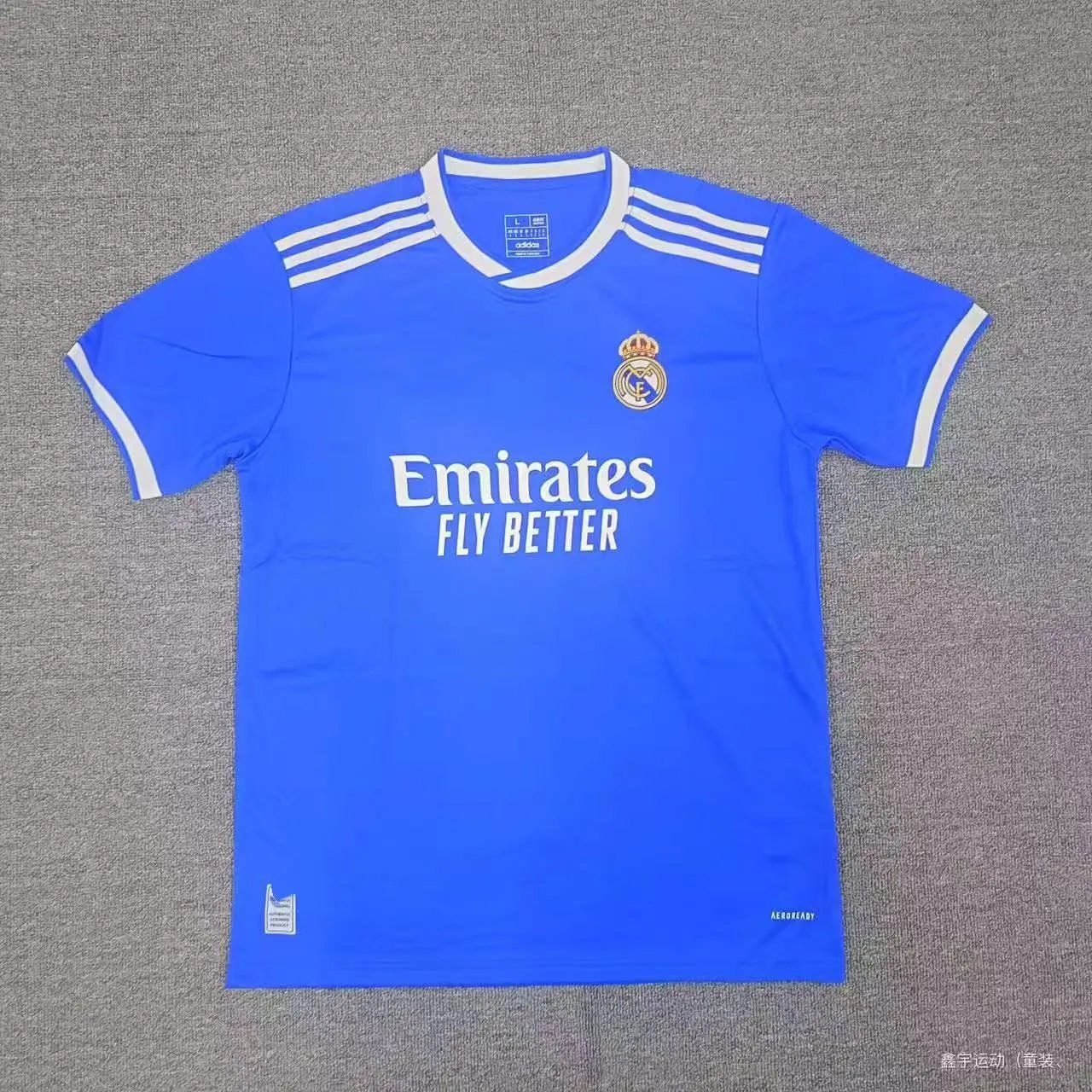 Adidas Real Madrid Blue Jersey
