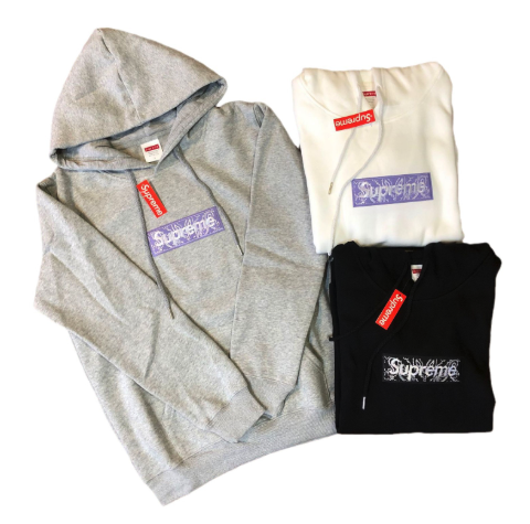 Supreme Hoodie Gray, White, Black Hoodies