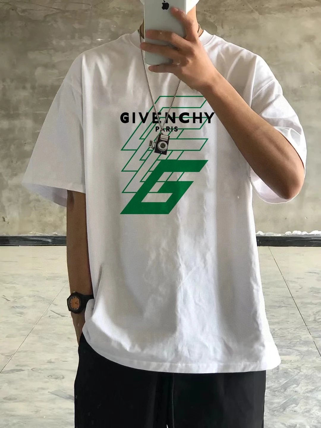 givenchy graphic t-shirt white t-shirts