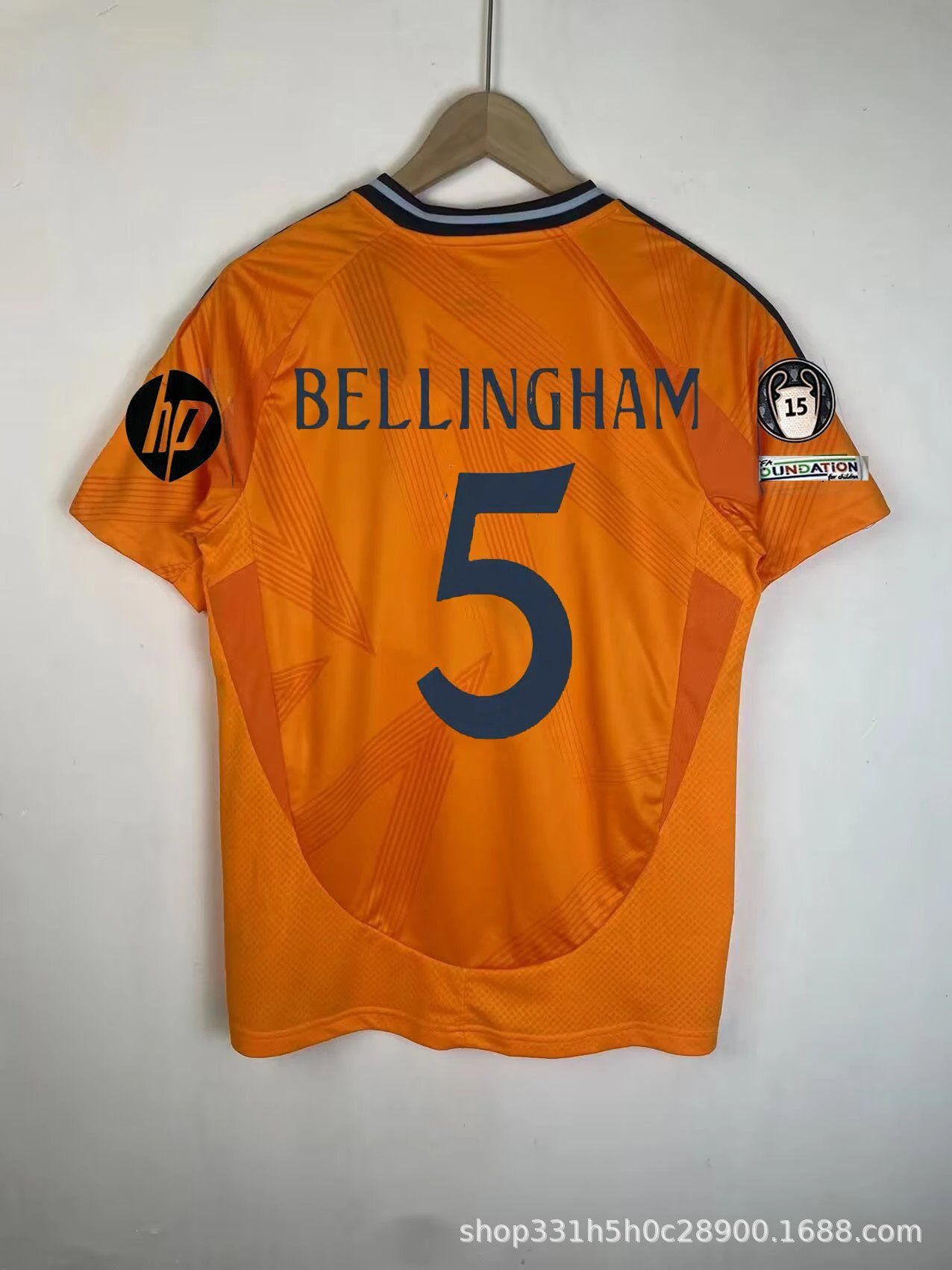 HP Bellingham #5 Football Jersey Orange