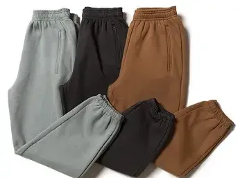 Men's Jogger Pants – Light Grey, Black, Brown