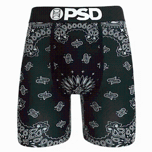 Black Bandana Pattern Underwear | PSD Brand