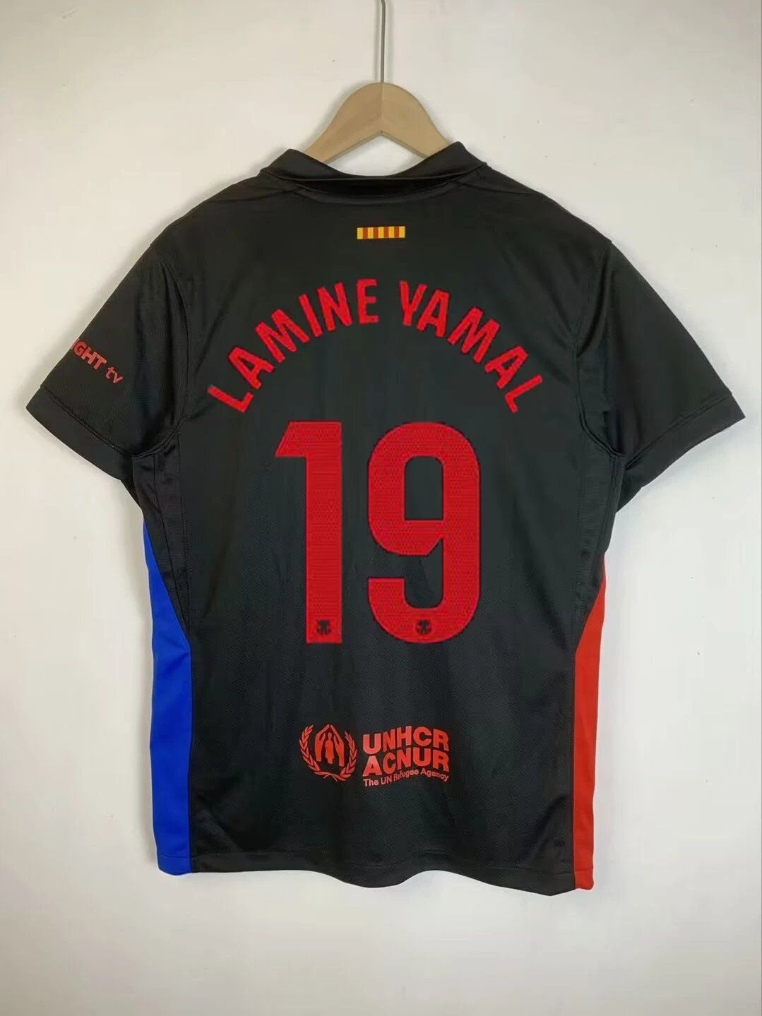 Lamine Yamal Jersey Black Red Blue