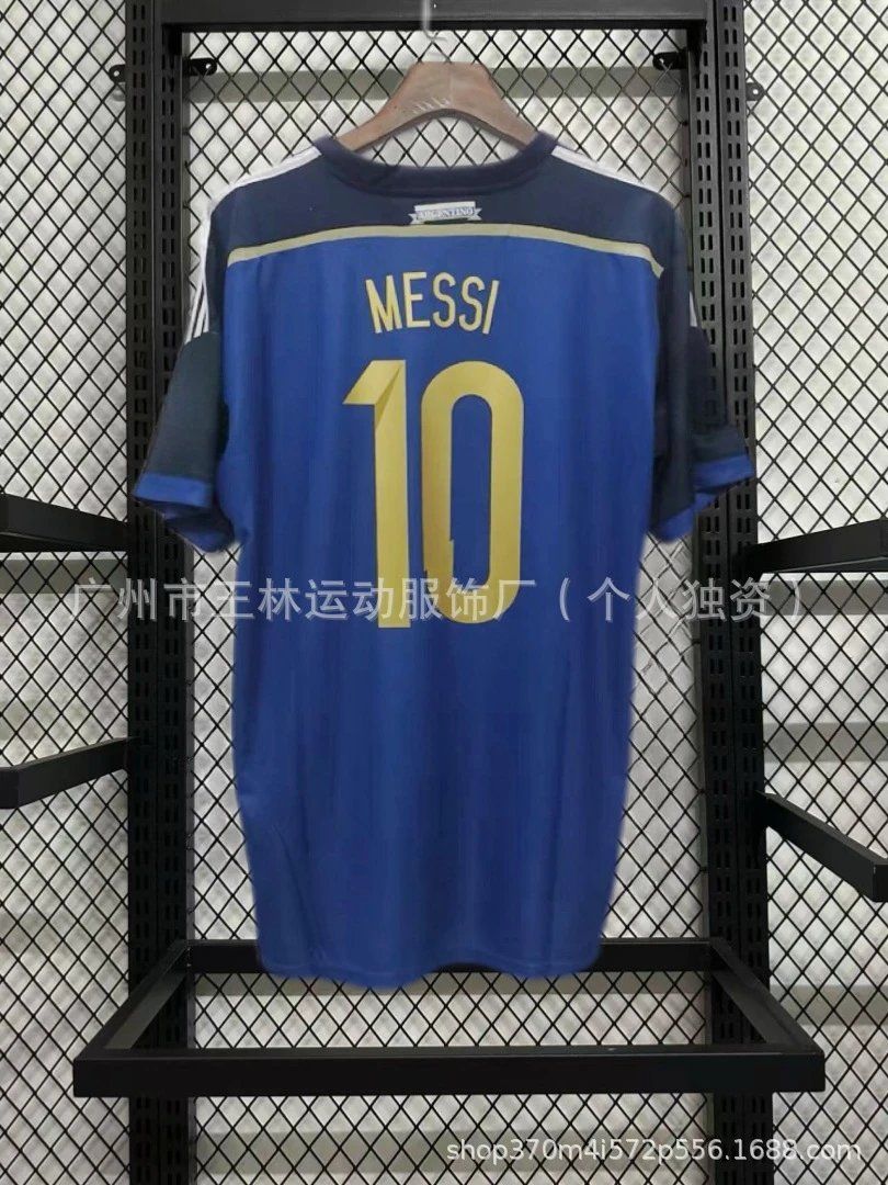 Argentina National Team Messi #10 Soccer Jersey Blue