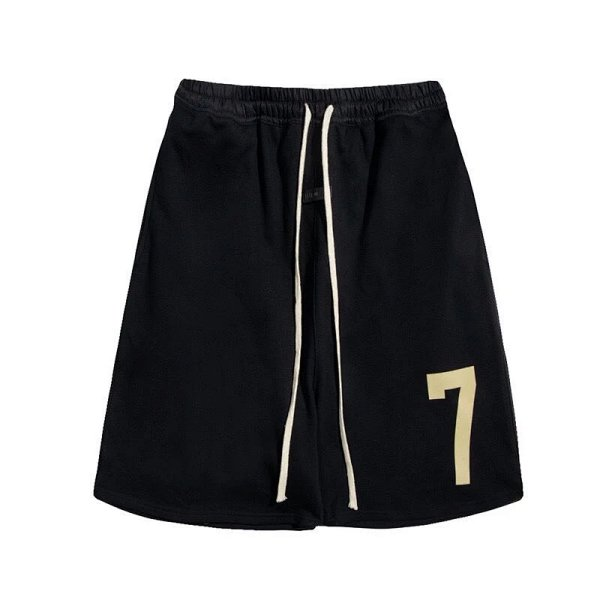Unknown Sports Shorts with Number 7 Black