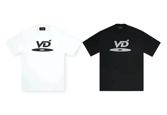 VLONE VD Logo T-Shirt White/Black T-Shirts