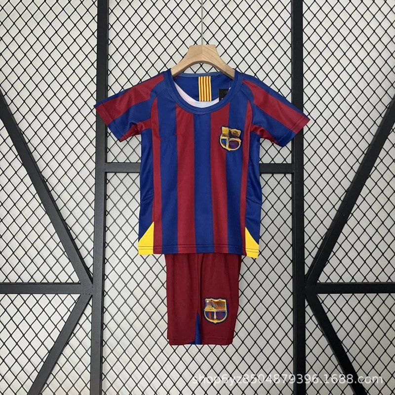 Kids Soccer Jersey Set Red and Blue